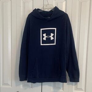 Under Armour Men's Dark Blue Pullover Hoodie